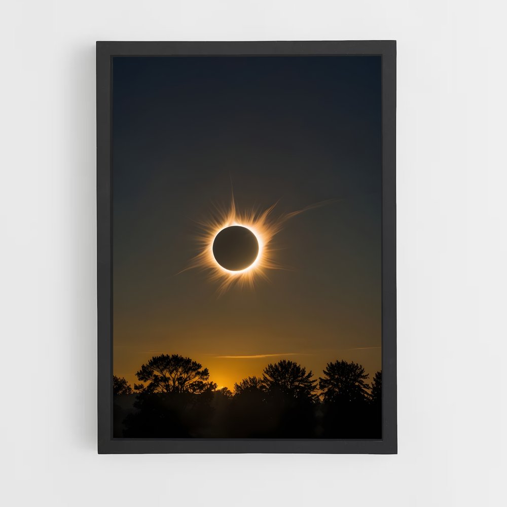 Poster Éclipse à Londres – affiche Univers (vue 2)